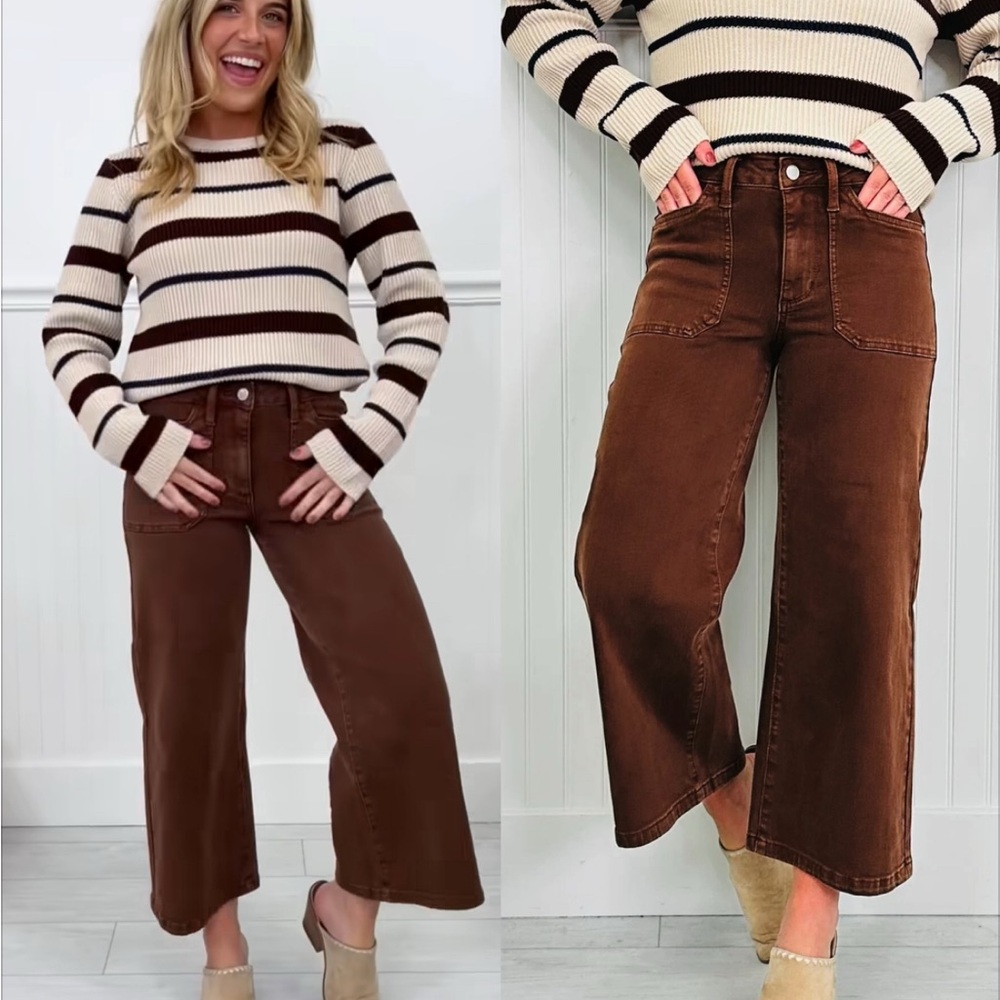 Judy Blue Copper/chocolate Jeans